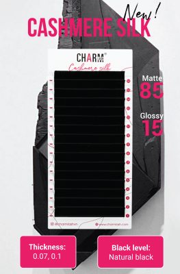 Charmlash in COSMOPROF WORLDWIDE BOLOGNA AT A GLANCE Cashmere Silk