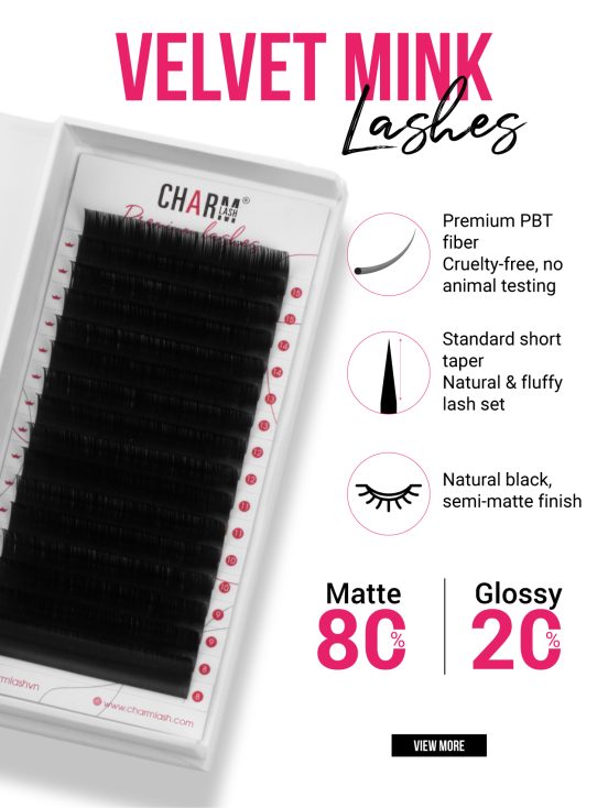Charmlash's Velvet Mink lashes - High-tech and cruelty-free lashes