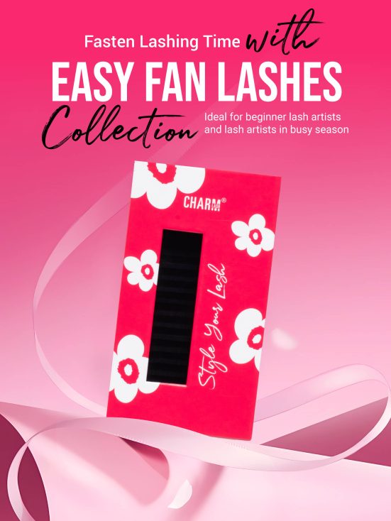 Easy Fan lashes different types of lash extension materials
