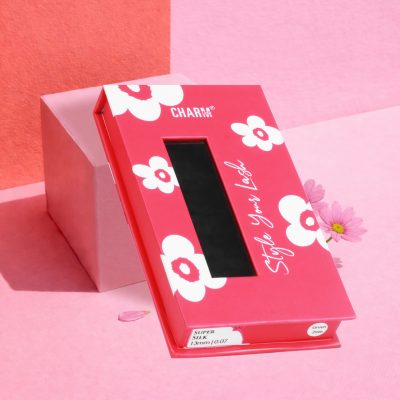 Eco-friendly flower box packaging by Charmlash top global eyelash extensions manufacturer