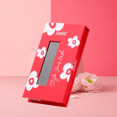 Eco-friendly flower box packaging by Charmlash top global eyelash extensions manufacturer