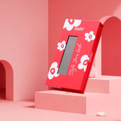 Eco-friendly flower box packaging by Charmlash top global eyelash extensions manufacturer