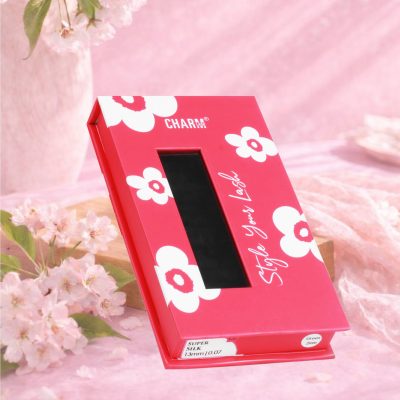 Eco-friendly flower paper packaging by Charmlash top global eyelash extensions manufacturer