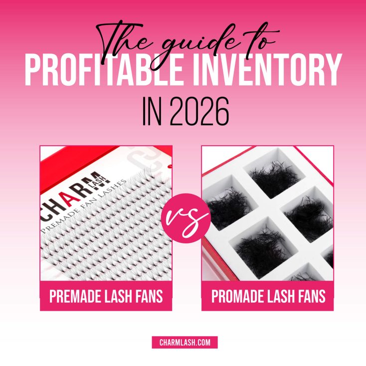 Premade vs promade lash fans by Charmlash