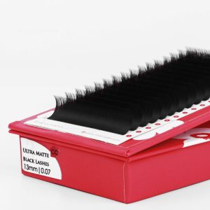 Ultra matte black lashes CC curl by Charmlash