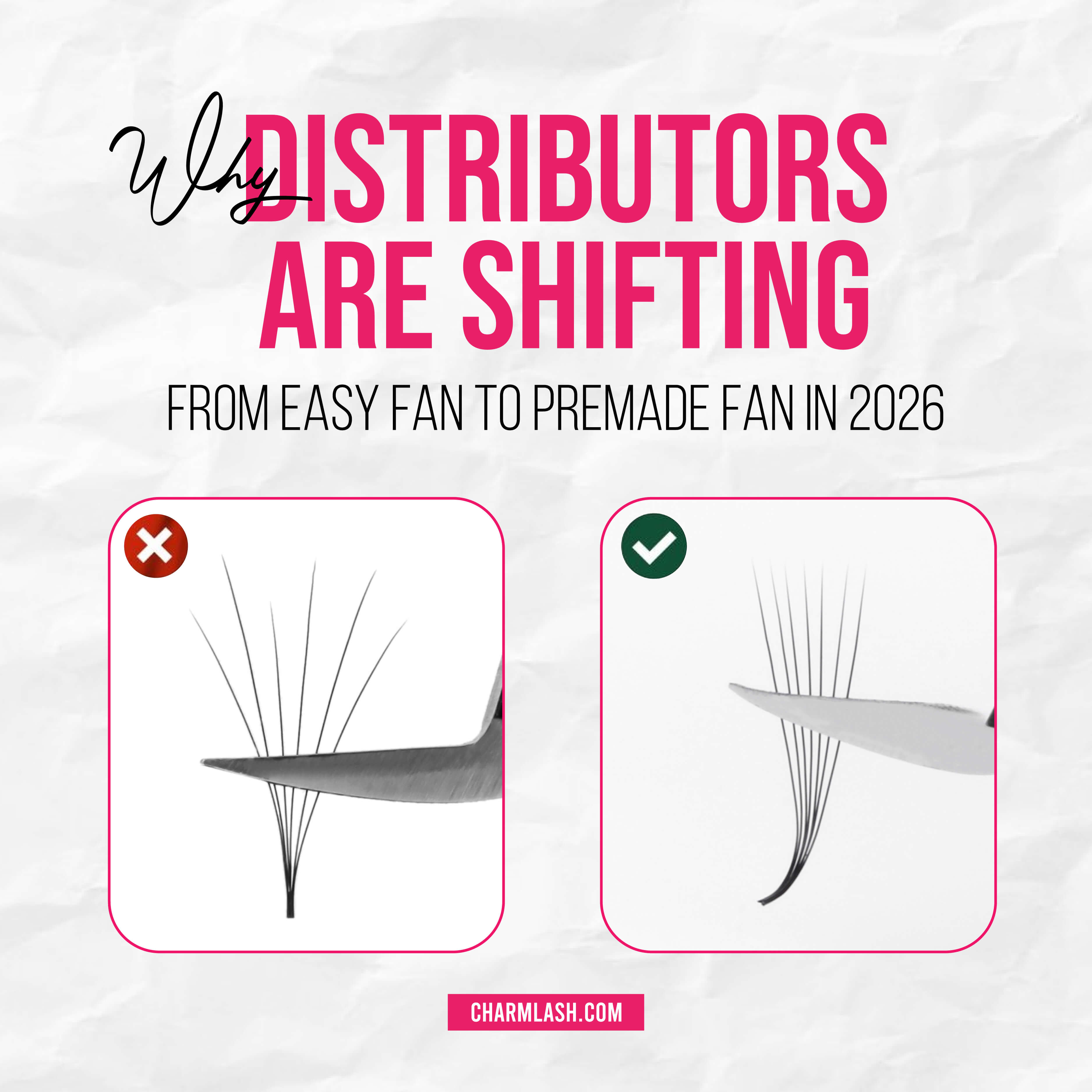 Why distributors are shifting from easy fan to premade fan lashes in 2025