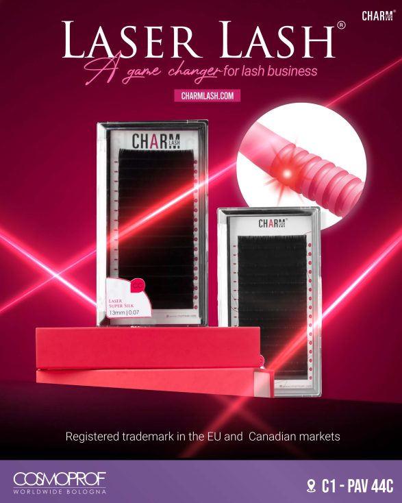 Laser lashes of CharmLash at Cosmoprof Bologna 2026