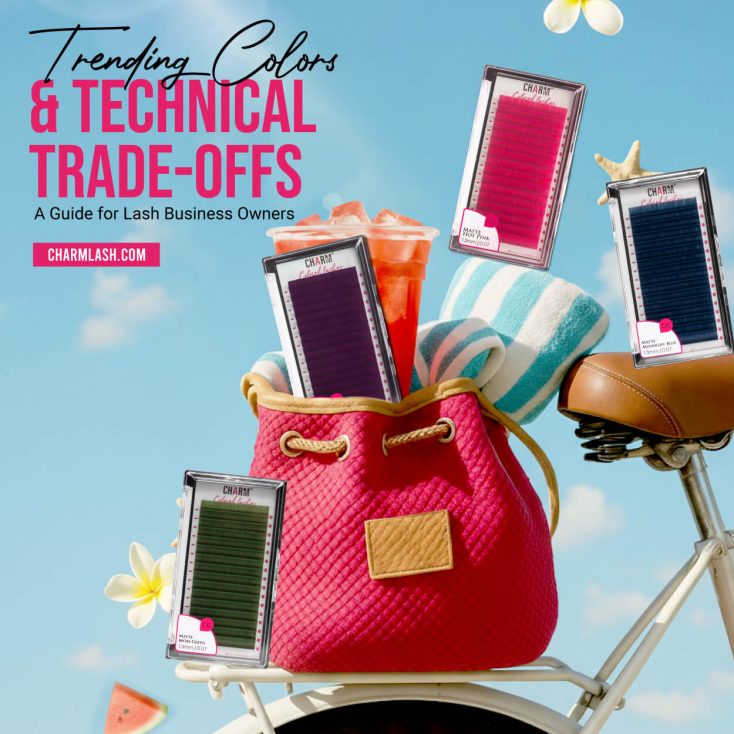 Trending colors & technical trade-offs: A guide for lash business owners Trending colors & technical trade-offs of colored lash extensions