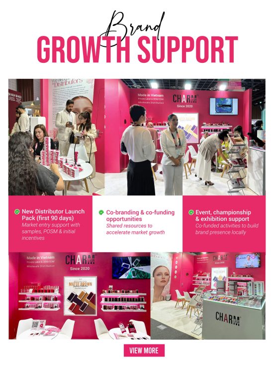 Brand growth support - CharmLash's distributor incentive policy