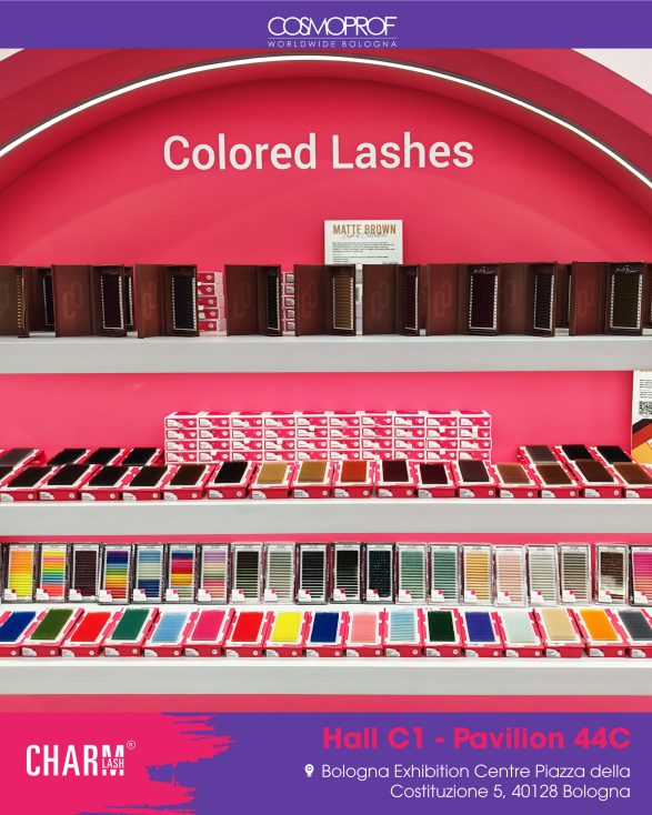 CharmLash at Cosmoprof Worldwide Bologna 2026: Day 2 Charmlash at Cosmoprof Worldwide Bologna 2026 day 2 brown lashes