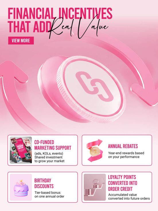 Financial incentives - CharmLash's distributor incentive policy 2026