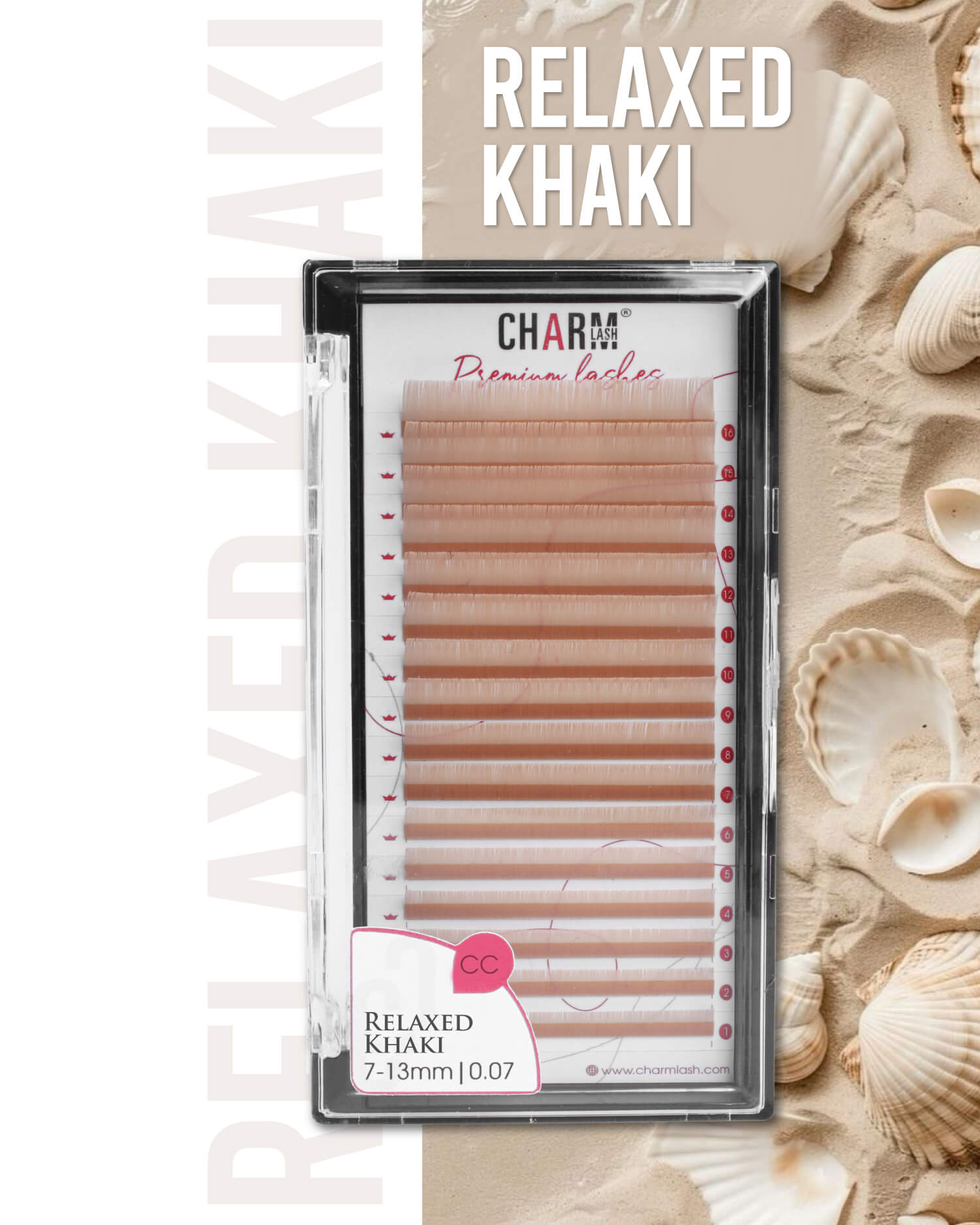 Introducing Relaxed Khaki colored lashes