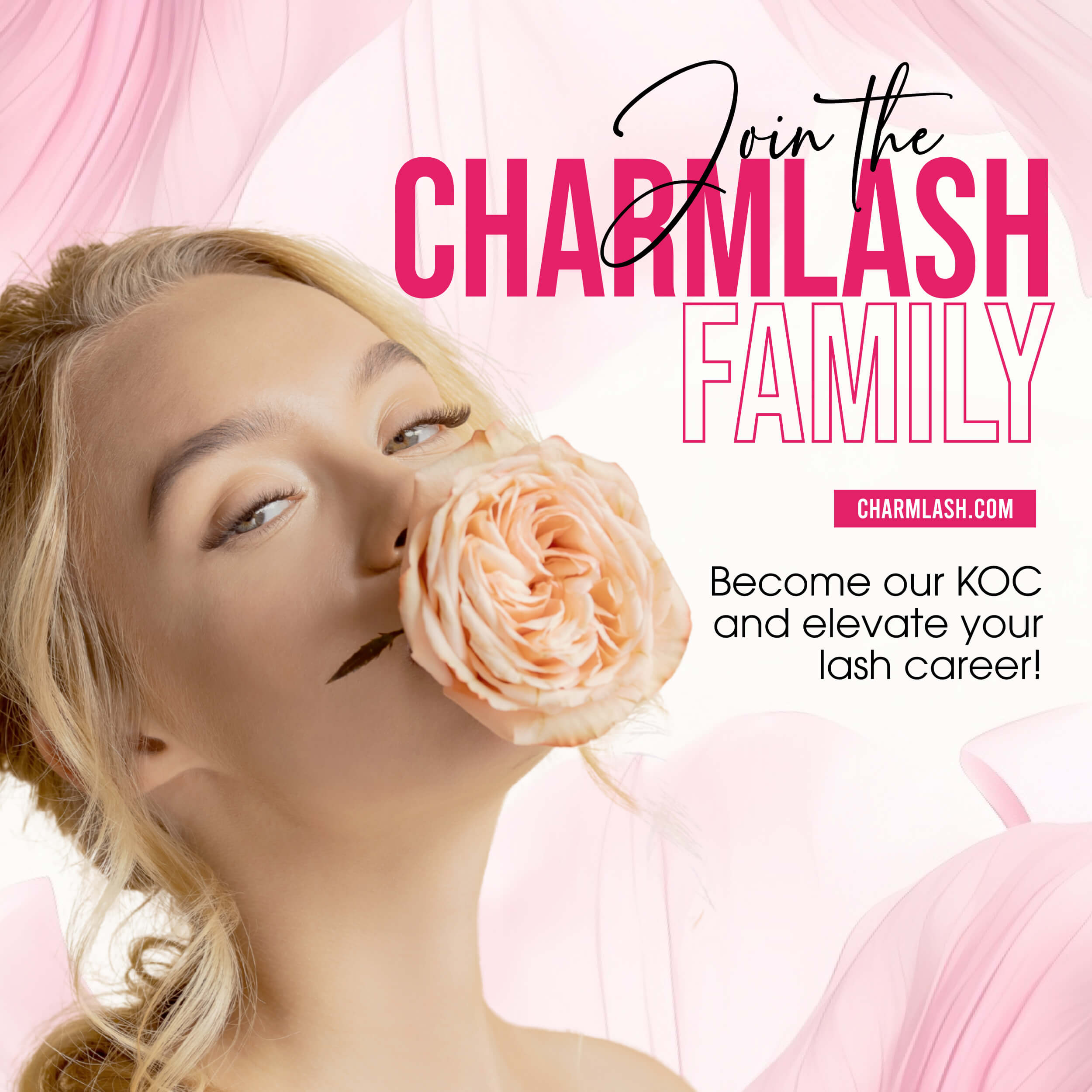 Join Charmlash as a KOC and elevate your lash career