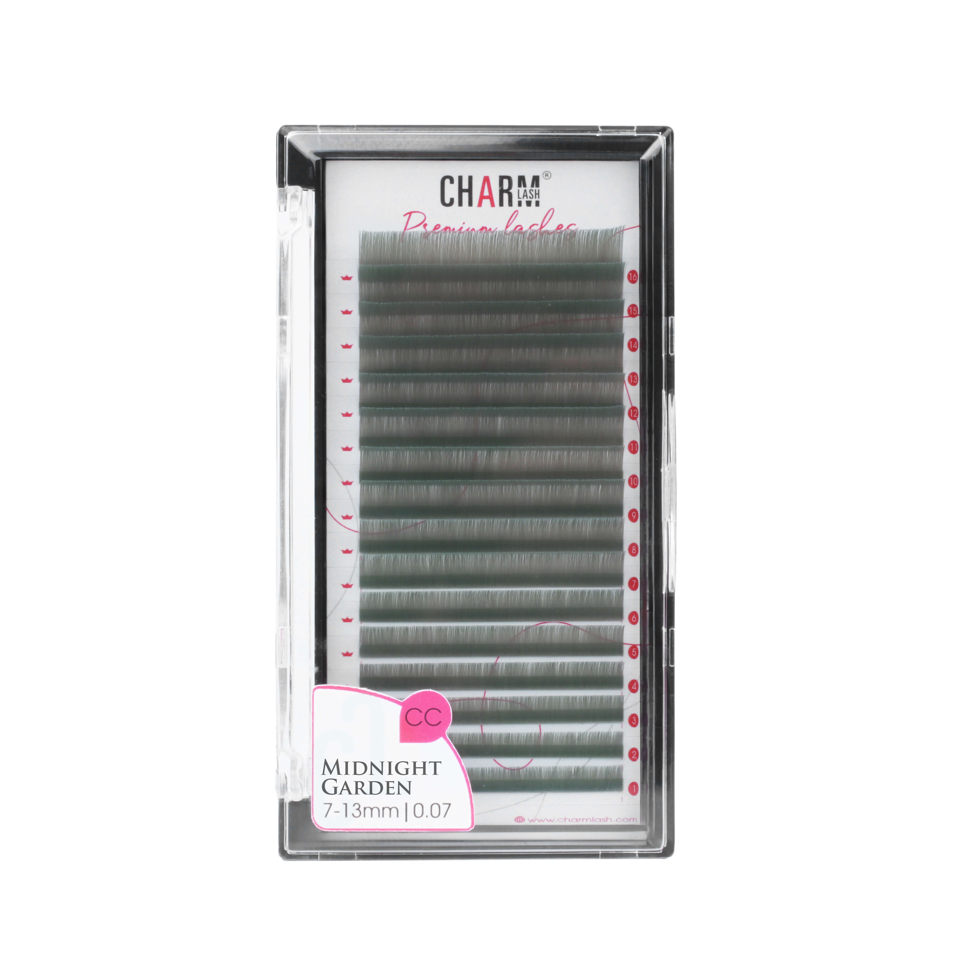 Midnight Garden colored lashes by Charmlash