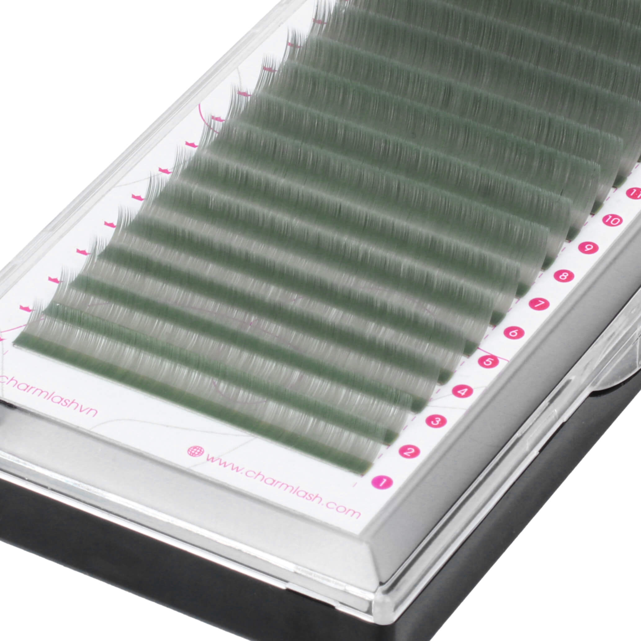 Midnight Garden colored lashes close up Midnight Garden colored lashes close up