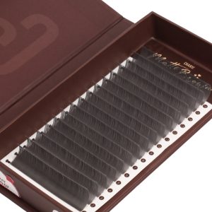 Premium Matte Warm Gray Brown lashes by CharmLash