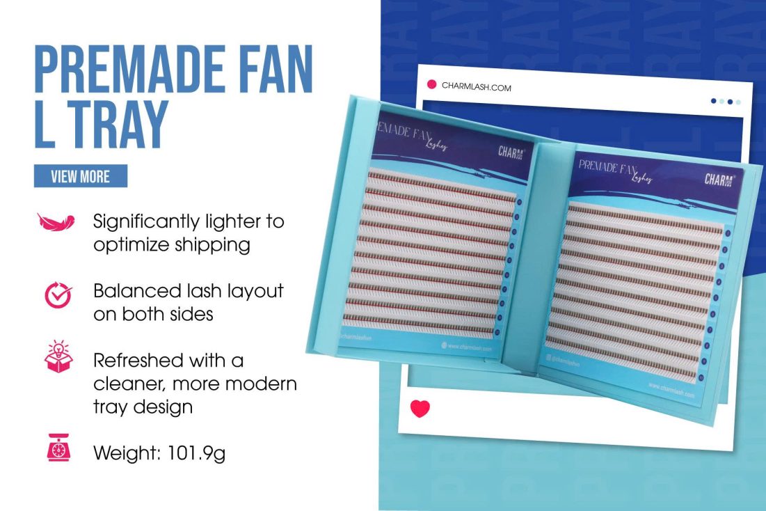 eyelash-packaging-premade-big-tray-size-L-CharmLash-eyelash-extensions-wholesale-manufacturer-in-Vietnam