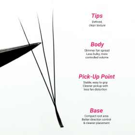 Narrow 3DW Fan Lashes