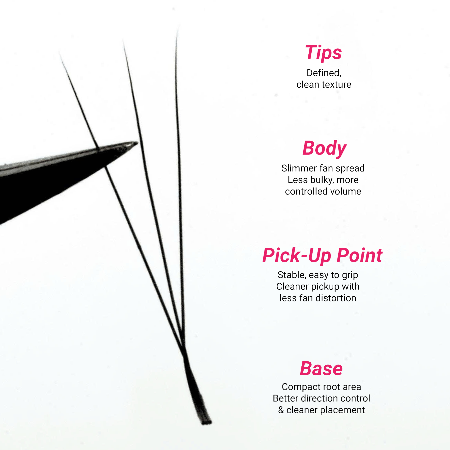 Narrow 3DW Fan Lashes