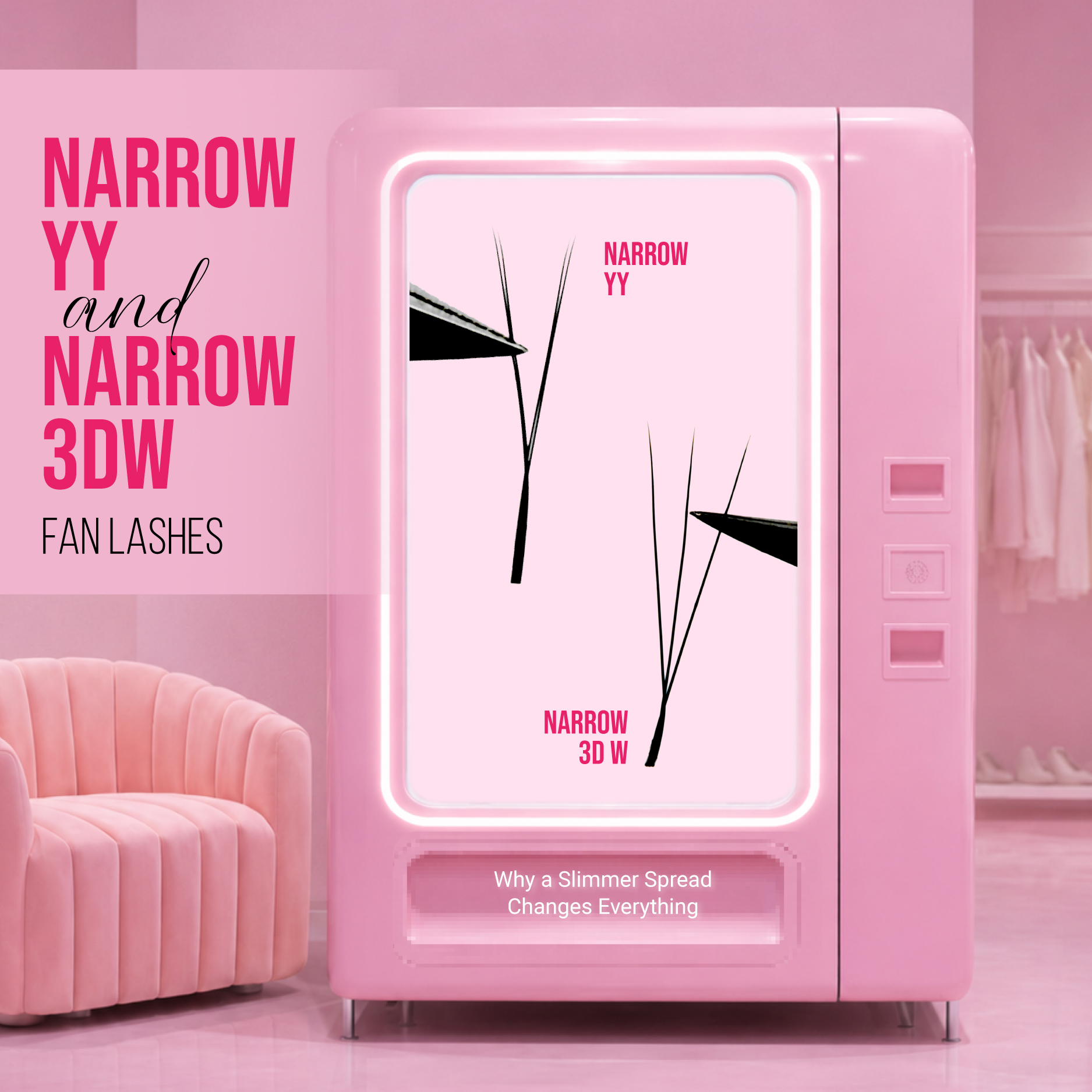 Narrow YY and 3DW Fans