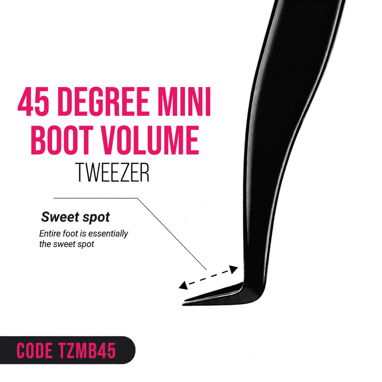 45 degree mini boot volume