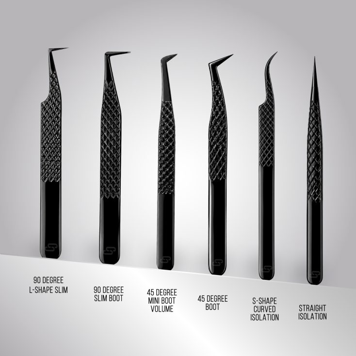 Professional Eyelash Extension Tweezers by Lash Technique