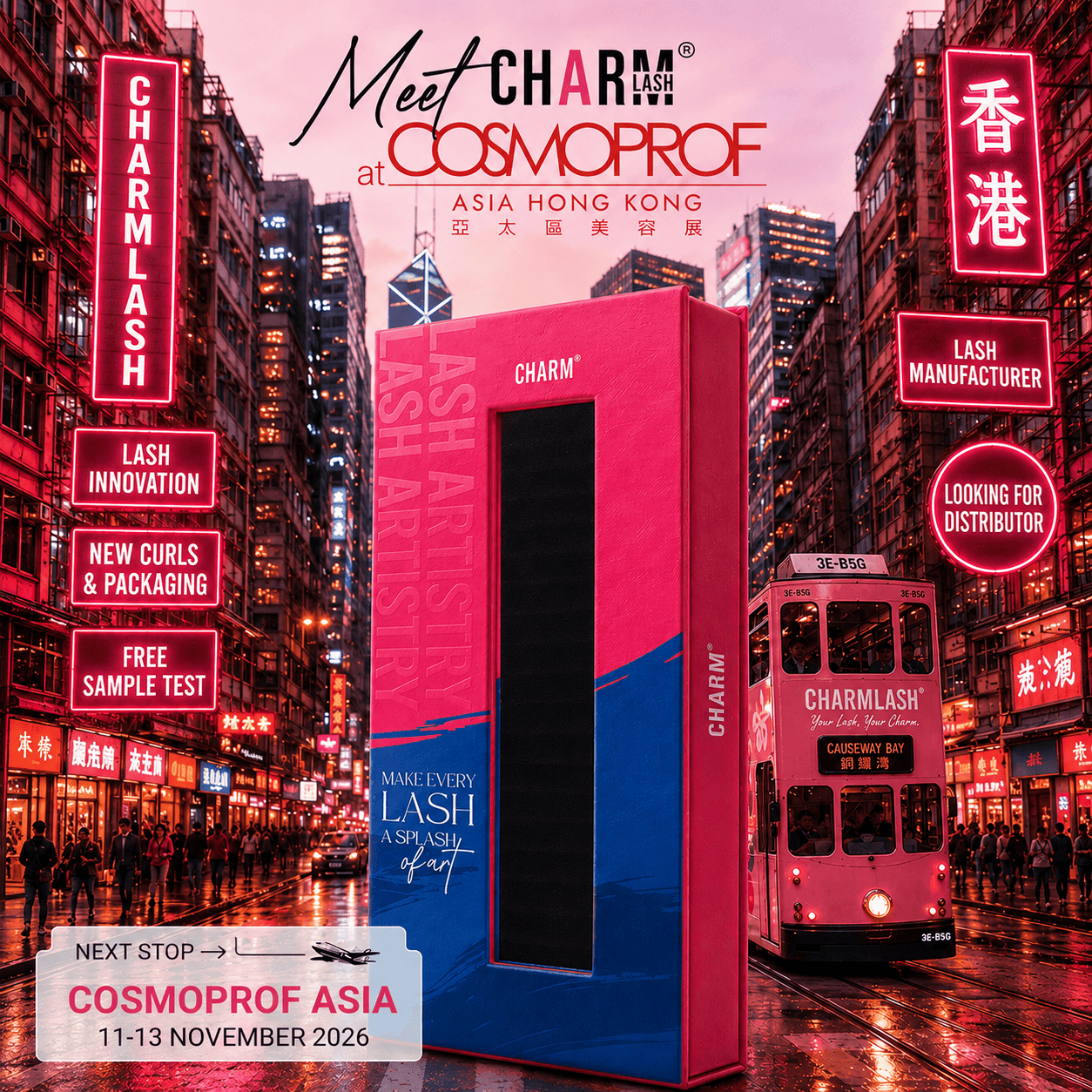 Meet CharmLash at Cosmoprof Asia 2026