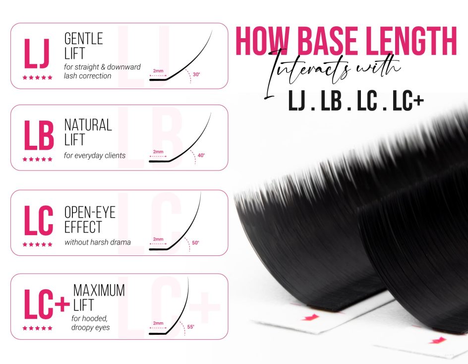 Base Length Interacts With LJ, LB, LC & LC+ 