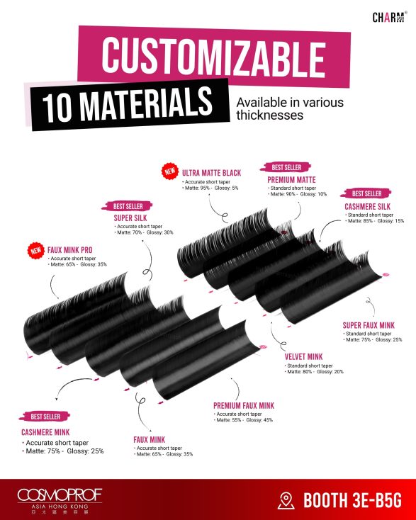 10 lash materials