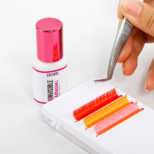 Clear Lash Glue for Colored Lash Extensions