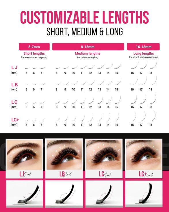L-family curl for arabian lash style